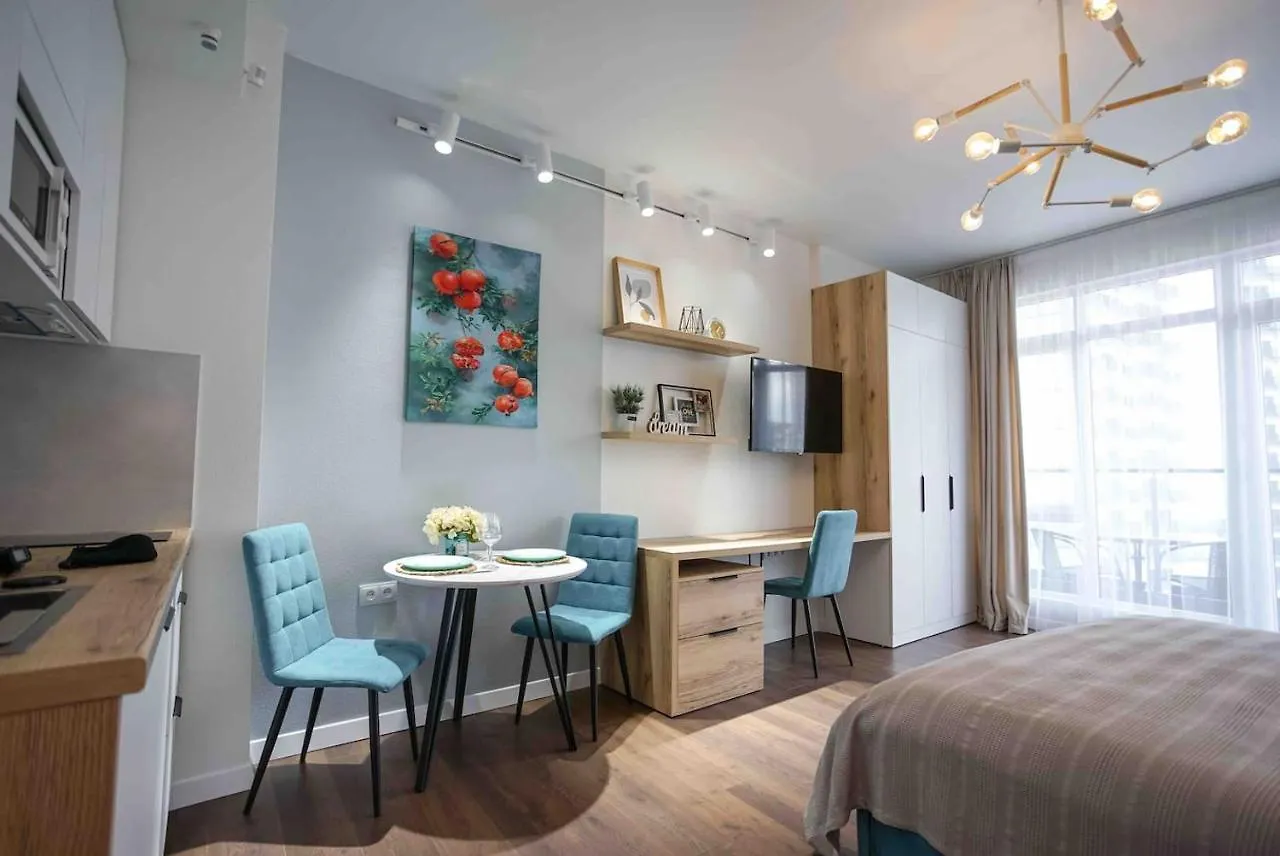 Apartmán Gg Home - New, Cozy Studio In White Sails With Sea View On 12Th Floor Batumi